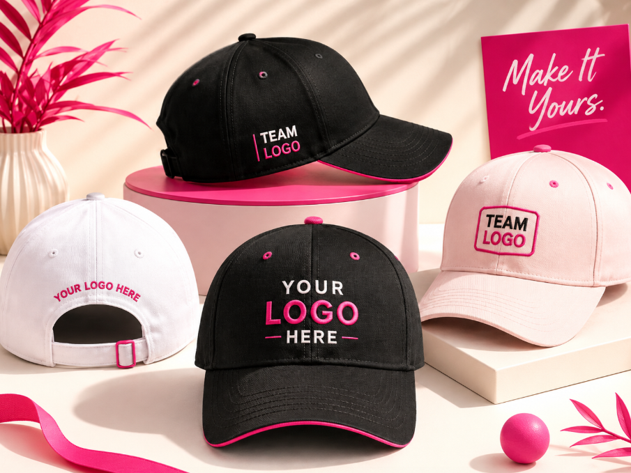 Embroidered branded hat
